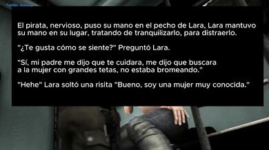 'La aventurera Lara Croft y el pirata español - Subtitulado en Español'