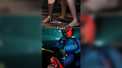 'Super_Metroid_Bounty_Hunter_Takes_on_Curvy_Model_in_Hotel_Room_Rendezvous'