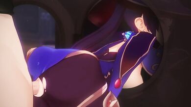 "Mona Licks Her Sexy Body for a Hentai King in High Definition: Genshin Impact by Kizumashiro/KIZU"