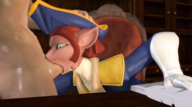 Captain Amelia and her Crew Get Throated by a Pirate Crew