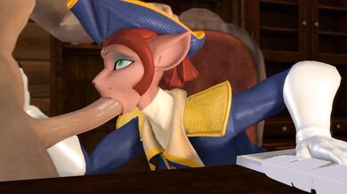 Captain Amelia and her Crew Get Throated by a Pirate Crew