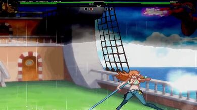 "The Secret Love of Vega and X with the Erotic Nami and Robin"