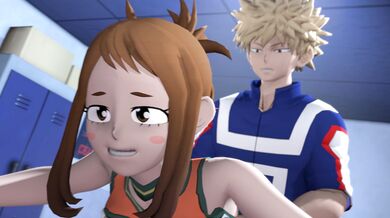 "One-night stand in the park between a big-titted blonde and a hairy Japanese pervert."