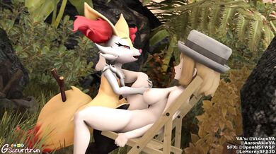 'Miko's Night in the Forest with Braixen'