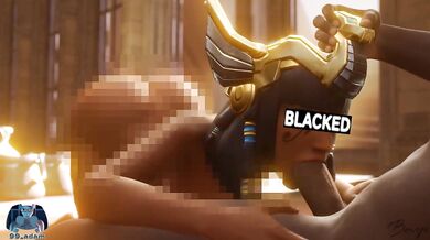 'Overwatch Fantasy: Pharah Gets Blacked, Censored.'