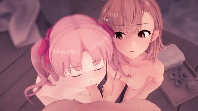 'Misaka and Kuroko's Blowjob Adventure - The Lunar Eclipse'