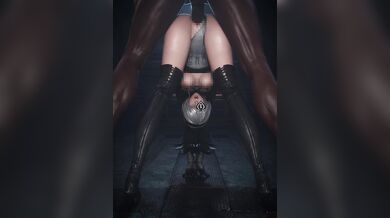 '2B Blacked, Censored & F*cked Hard!'