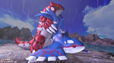 "Battle of the Giants: Two Titans Clash in a Fiery Embrace"