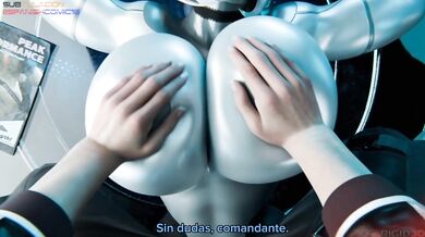 Watch the ultimate lesbian threesome between Femshep, Andromeda and her faithful pet Edi in Spanish language.