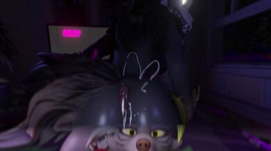 'Horny Hentai Bunnies: Furry Femdom PMV - We Don't Stop!'