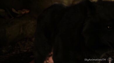 'Blo*od, sweat and cum in the bedroom: a sexy doggy story of magic and accidental pleasure.'