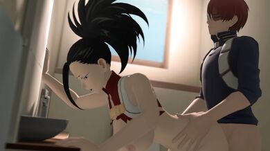 'Momo & Todoroki's Secret Bathroom Adventure! Tarrotherambler'