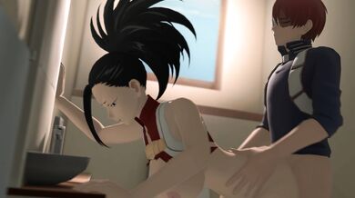 'Momo & Todoroki's Secret Bathroom Adventure! Tarrotherambler'