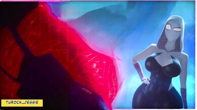 Spiderman's Girlfriend Gets Giant and Horny