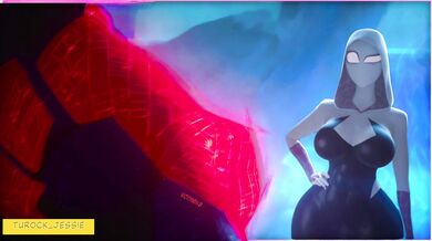 Spiderman's Girlfriend Gets Giant and Horny