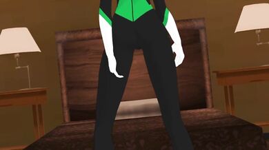 Jessica and Mark having a wild sex with each other in their room, resulting in an explosive climax for both of them.