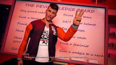 "The Thrusting Master and the Seductive Dildo Helmet"