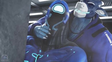 'The Animalistic Hentai Art of Druth & Gezrin: Cumflation Sex Animation'