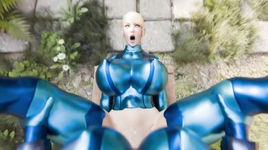 'Mighty Futa and Samus Go Head to Head, with a Little Help from MilkyGirls'