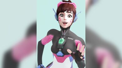 The hot mech D.Va gets a foot job from her lover Redmoa in stunning 4K resolution and 60 frames per second.