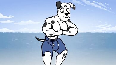 'Beached Monster Cock Grows in the Sand'