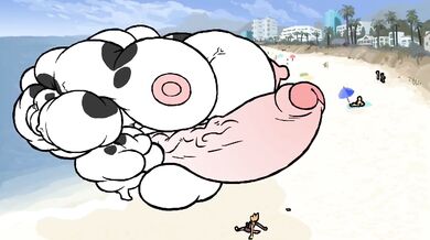 'Beached Monster Cock Grows in the Sand'