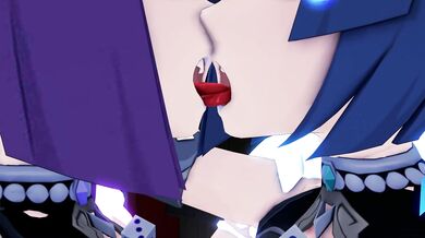 'Yelan (Hydro) x Yelan (Electro) Futanari x Futanari [No Audio]'
