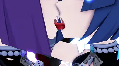 'Yelan (Hydro) x Yelan (Electro) Futanari x Futanari [No Audio]'