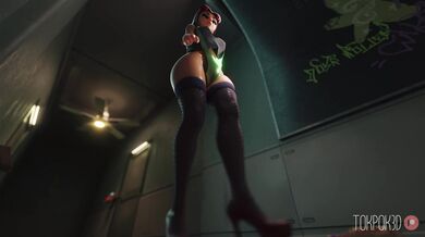 "Raven's Secret Obsession With Starfire in a Tentative 3D Sex Scene"