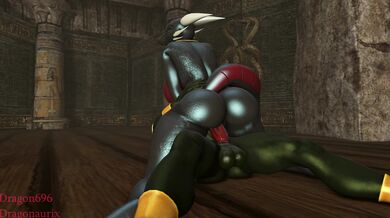 'Mystic Witch Riding the Demon Lord'