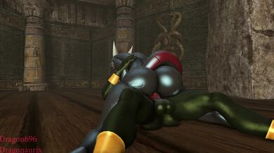 'Mystic Witch Riding the Demon Lord'