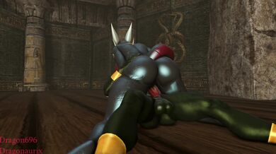 'Mystic Witch Riding the Demon Lord'