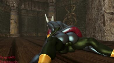 'Mystic Witch Riding the Demon Lord'