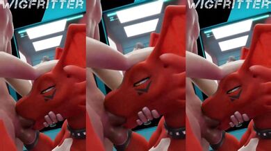 'Guilmon and Renamon's First Time Anal Sex - Hentai Video'