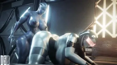 'The Sounds of Liara and Edi: A Hentai Porn Video'