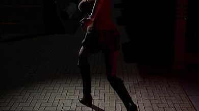 "Running Ashley Clothed Turntable - RE4 (4K)"