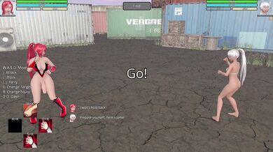 'Elli the Futa Crusher: HR2 Exhibition Match 3 - Stomping NPCs!'