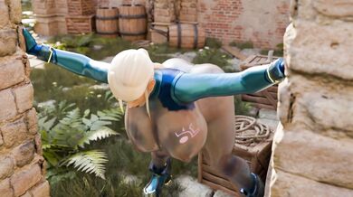 Futa and Samus in a Car with Automatic Suction Paizuri, Alternative Angle by Milky Girls