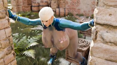 Futa and Samus in a Car with Automatic Suction Paizuri, Alternative Angle by Milky Girls