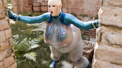 Futa and Samus in a Car with Automatic Suction Paizuri, Alternative Angle by Milky Girls