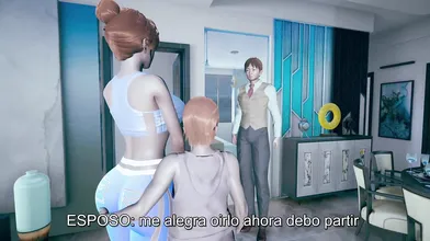 Historia de familia con culo gigante y oral en un tiro.