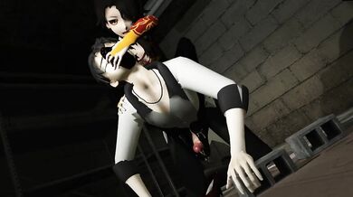 'Saber's Sexy Footjob - RWBY XXX Parody'.
