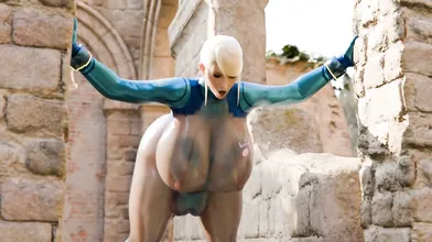 "Futa and Samus have an Auto Paizuri with MilkyGirls!"