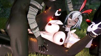 "The Sordid Sexcapades of Arlecchino (Reverse Bunny Suit)"