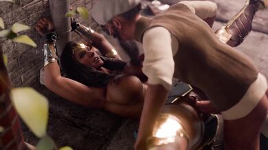 Wonder Woman and the Mad Cat Masturbation Mission