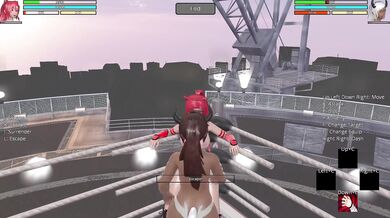 'Break Time! Ellie and Roka's Third Match of Hentai Porn Fun'