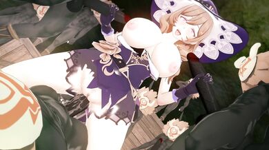 'Genshin Impact: Lisa Gets Surrounded by a Mob of Lustful Hentai Hurlas V1 (A-CroLexx)'