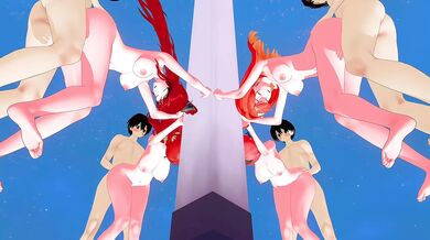 "Lusting after Himeko, the buxom maid."