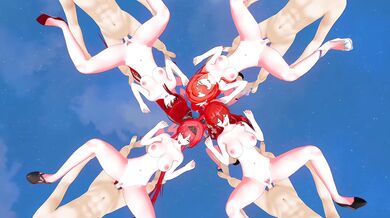 "Lusting after Himeko, the buxom maid."