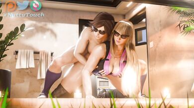 "Sexy Beach Day With a Naughty Touch - A Futa Female Hentai Porn Adventure"